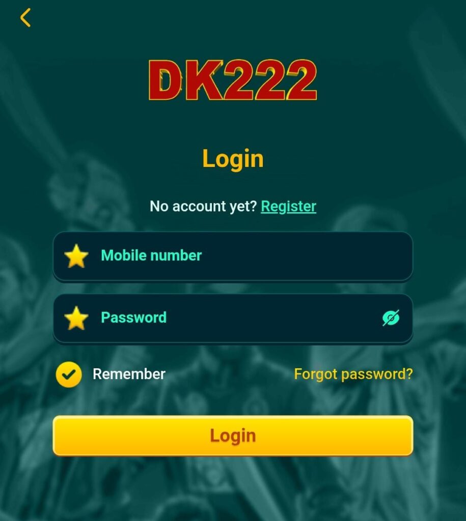 DK222 Login